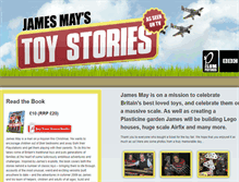 Tablet Screenshot of jamesmaystoystories.com